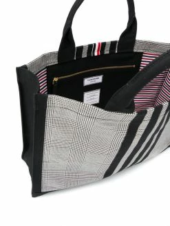 Thom Browne Prince of Wales print tote