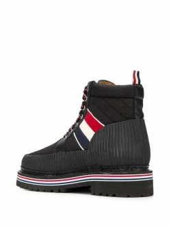 Thom Browne all terrain tricolour stripe ankle boots