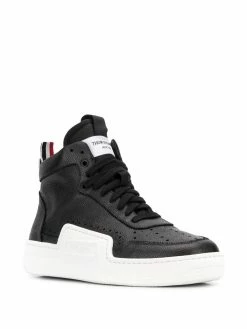 Thom Browne pebbled basketball hi-top sneakers