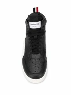 Thom Browne pebbled basketball hi-top sneakers