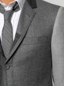 Thom Browne Fun-Mix super 120s flannel sport coat