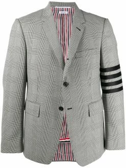 Thom Browne Prince of Wales 4-Bar sport blazer