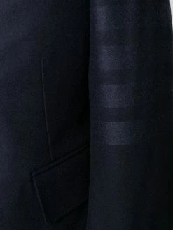 Thom Browne tonal 4-Bar flannel blazer