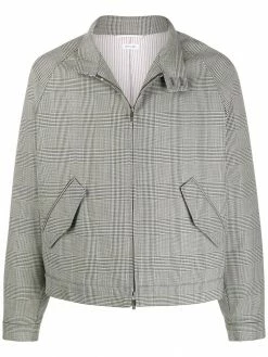 Thom Browne Prince of Wales raglan jacket