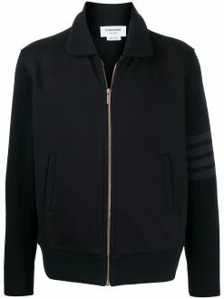 Thom Browne 4-Bar zip-up cardigan