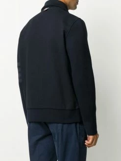 Thom Browne 4-Bar zip-up cardigan