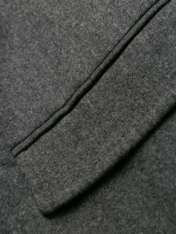 Thom Browne tonal 4-Bar Chesterfield overcoat