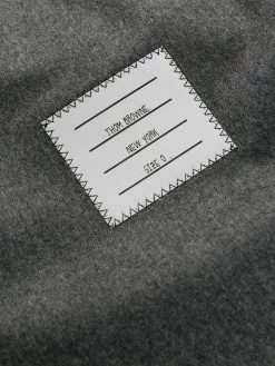 Thom Browne Fun-Mix super 120s Chesterfield overcoat