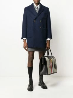 Thom Browne double breasted sack overcoat