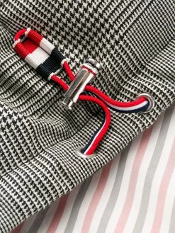 Thom Browne Prince of Wales check padded coat