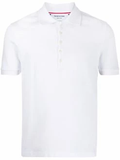 Thom Browne 4-Bar piqué polo shirt