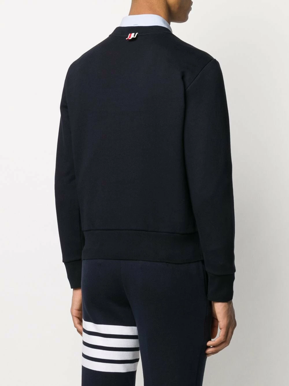 Thom Browne Loopback stripe pocket sweatshirt sweatshirts of men 4 Thom Browne loopback stripe pocket sweatshirt