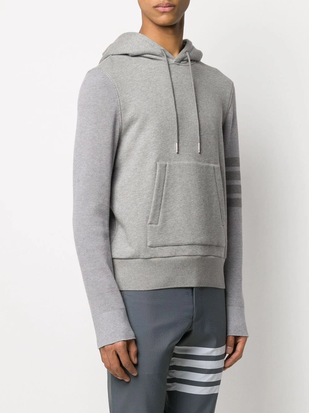 Thom Browne 4 Bar loopback hoodie hoodies of men 3 Thom Browne 4-Bar loopback hoodie