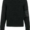 Thom Browne Aran cable tonal 4-Bar jumper