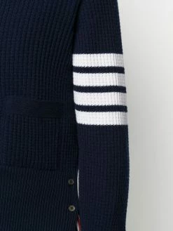 Thom Browne 4 Bar waffle stitch cardigan cardigans of men 9 Thom Browne 4-Bar waffle stitch cardigan
