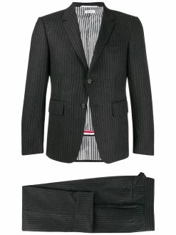 Thom Browne narrow chalk-stripe flannel suit