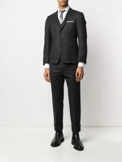 Thom Browne narrow chalk-stripe flannel suit
