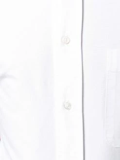 Thom Browne satin weave 4-Bar shirt