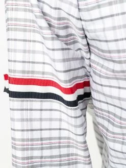 Thom Browne Armband stripe checked shirt shirts of men 9 Thom Browne armband stripe checked shirt