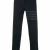Thom Browne slim-fit tonal 4-Bar trousers