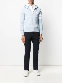 Thom Browne بدلة جيرسي بشريط خلفي وزينة 4 خطوط