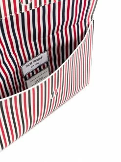 Thom Browne Striped flap folio clutch bags of women 9 Thom Browne striped flap folio