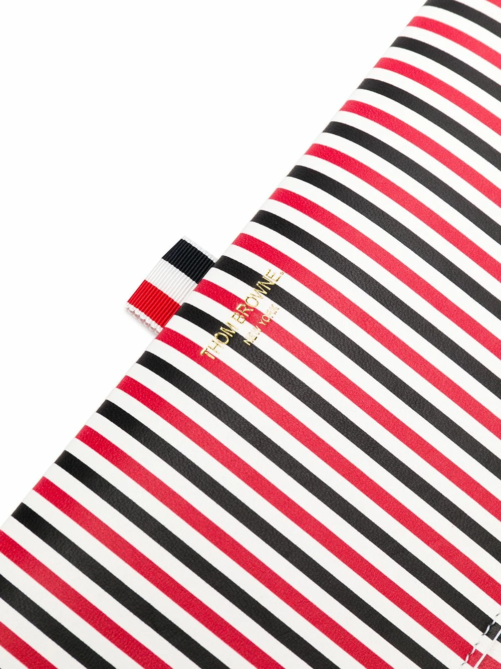 Thom Browne Striped flap folio clutch bags of women 4 Thom Browne striped flap folio