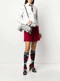 Thom Browne mini Hector check shoulder bag