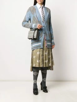 Thom Browne micro Prince of Wales attaché case