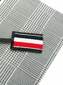 Thom Browne micro Prince of Wales attaché case