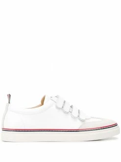 Thom Browne touch strap low-top sneakers