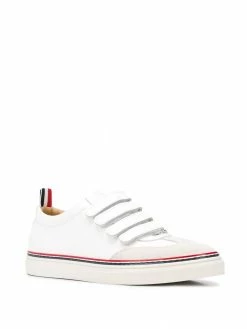 Thom Browne touch strap low-top sneakers