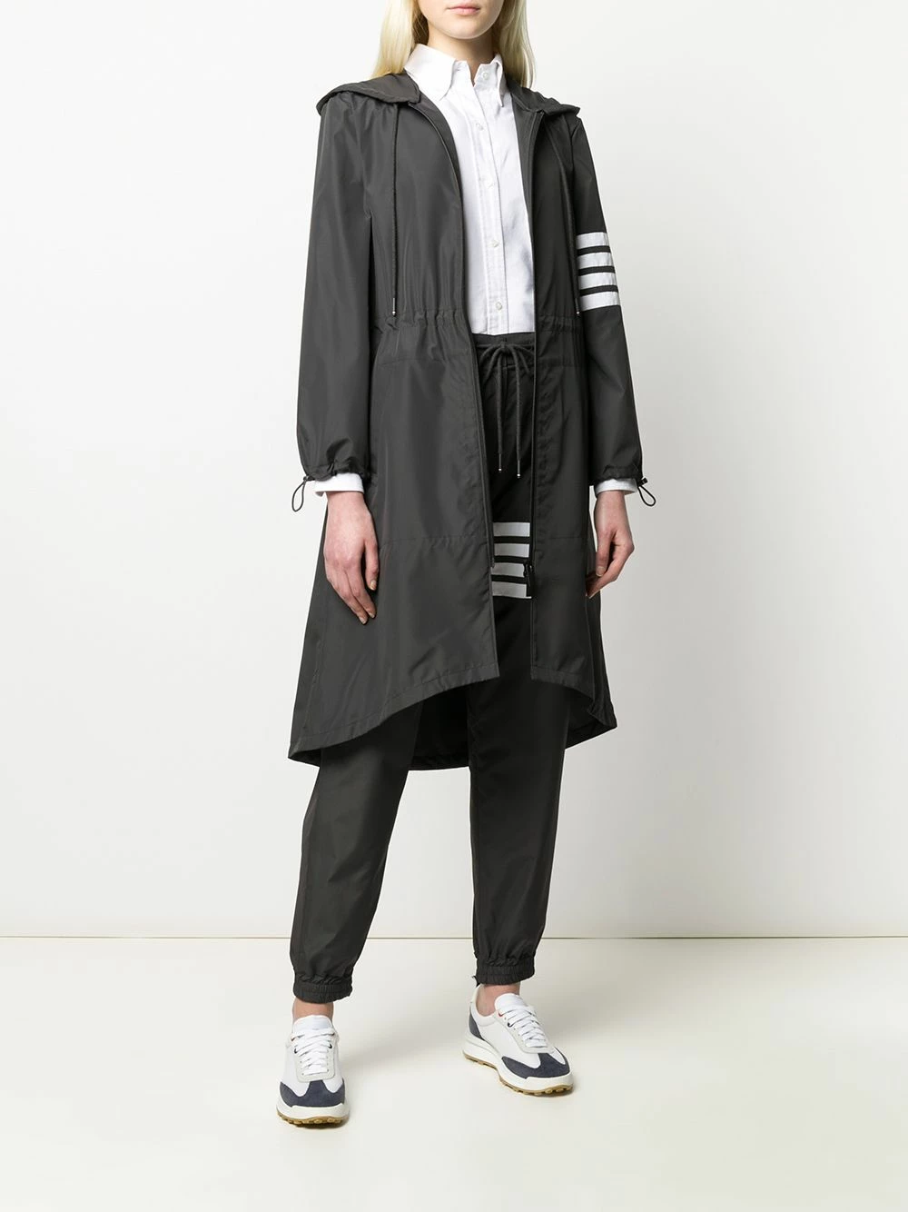 Thom Browne 4 bar flyweight tech track pants performance track pants of women 2 Thom Browne 4-bar flyweight tech track pants