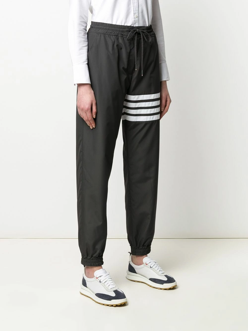 Thom Browne 4 bar flyweight tech track pants performance track pants of women 3 Thom Browne 4-bar flyweight tech track pants
