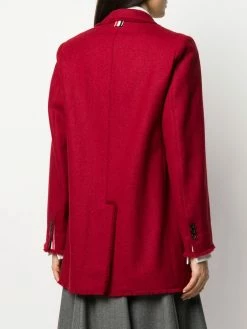 Thom Browne frayed narrow shoulder sack jacket