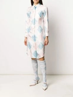 Thom Browne classic printed shirt dress
