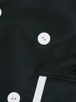 Thom Browne double-breasted silk coat