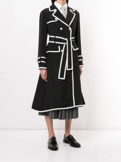 Thom Browne double-breasted silk coat