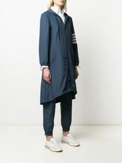 Thom Browne 4-Bar flyweight tech hooded parka