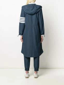 Thom Browne 4-Bar flyweight tech hooded parka