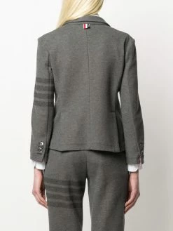 Thom Browne tonal 4-Bar cotton twill jacket