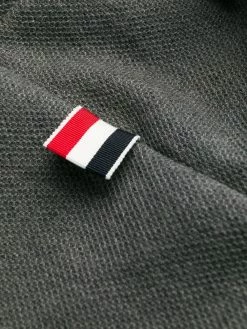 Thom Browne tonal 4-bar hooded parka