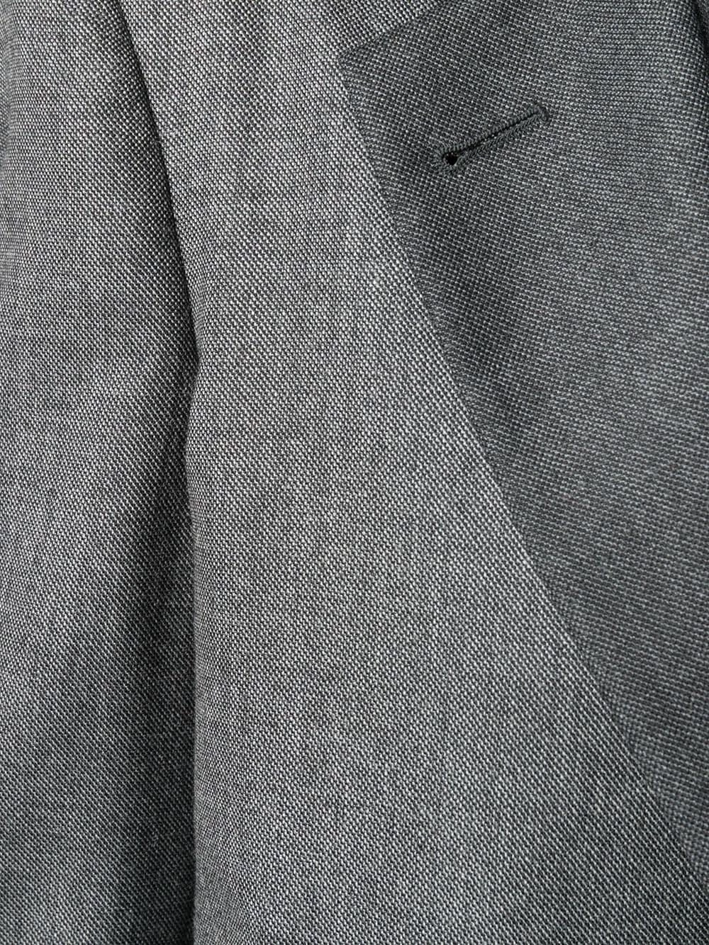 Thom Browne Wide lapel wool overcoat single breasted coats of women 5 Thom Browne wide lapel wool overcoat