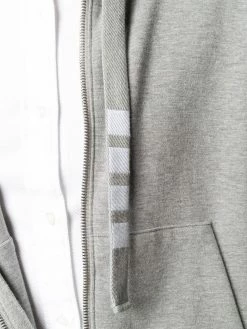 Thom Browne 4-Bar compact double-knit hoodie