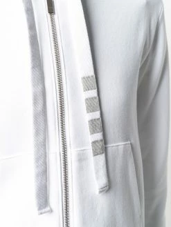 Thom Browne 4-Bar compact double-knit hoodie