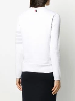 Thom Browne Tonal 4 Bar loopback sweatshirt sweaters of women 8 Thom Browne tonal 4-Bar loopback sweatshirt