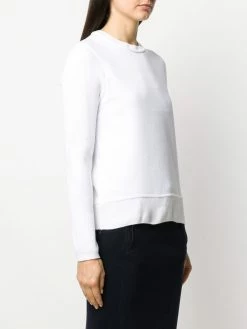 Thom Browne Tonal 4 Bar loopback sweatshirt sweaters of women 7 Thom Browne tonal 4-Bar loopback sweatshirt