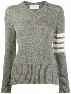 Thom Browne 4-Bar Shetland wool jumper
