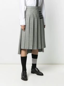 Thom Browne pleated midi skirt