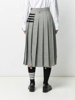 Thom Browne pleated midi skirt
